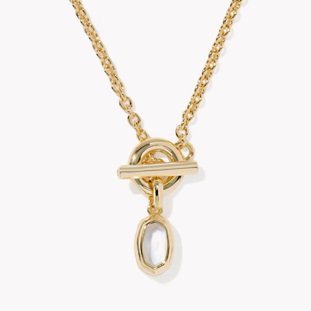 kendra scott mini elisa toggle gold short pendant necklace